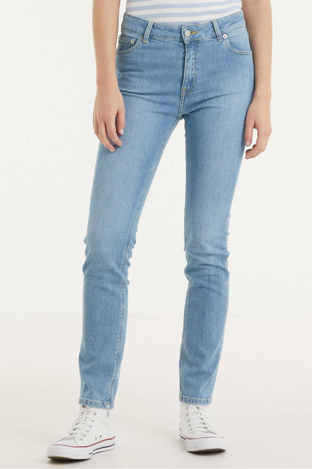 Mud Jeans high waist straight fit jeans Regular Swan heavy stone