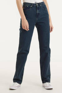 Mud Jeans high waist straight fit jeans Relax Rose dark denim, Dark denim