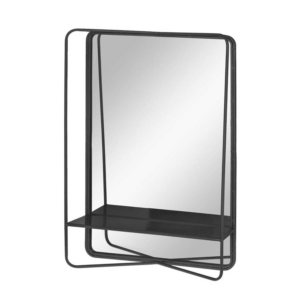 Riverdale spiegel Elwin (71x46 cm), Zwart