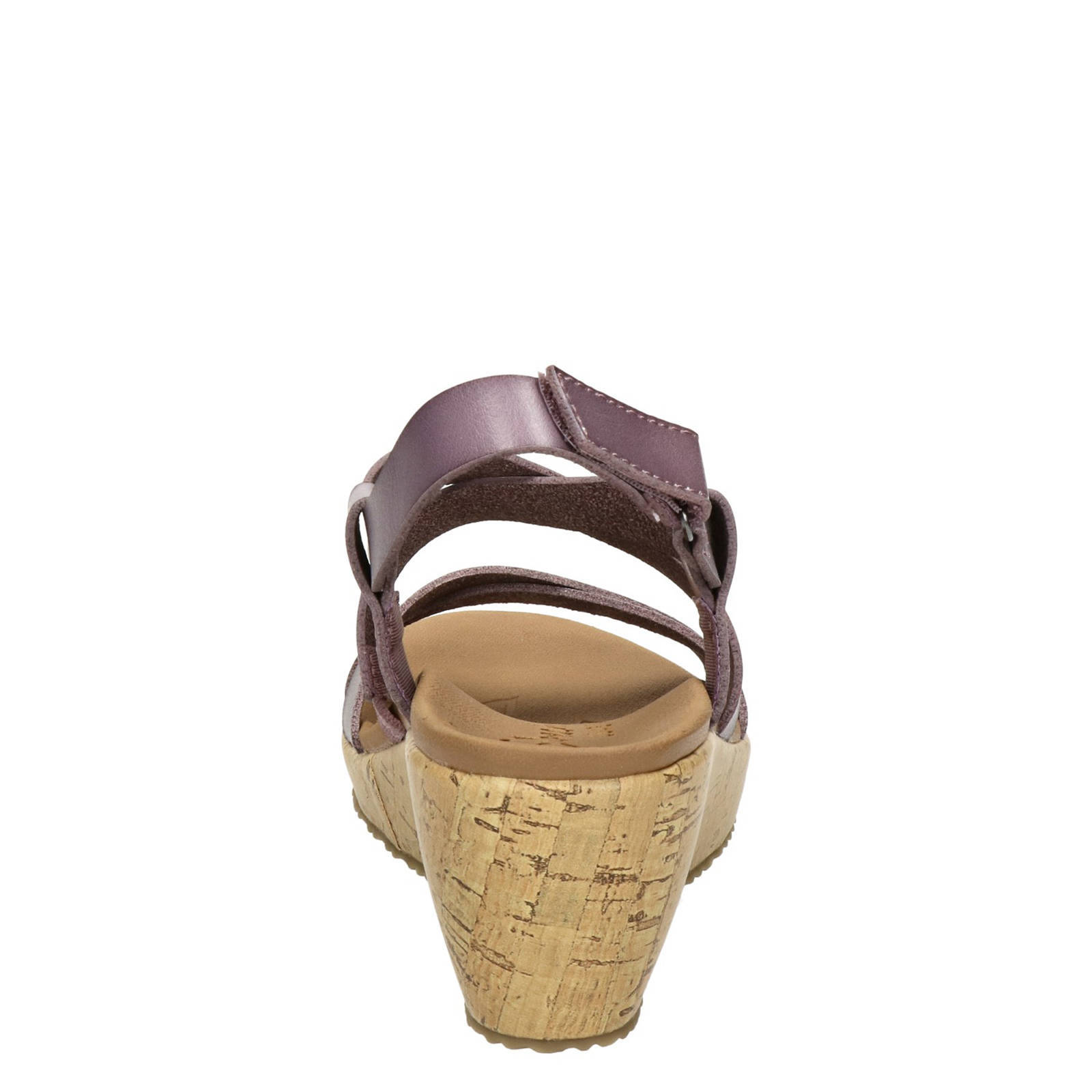 Nubuck Sandalen Sleehak Gesp Vrouwen - Sistlye