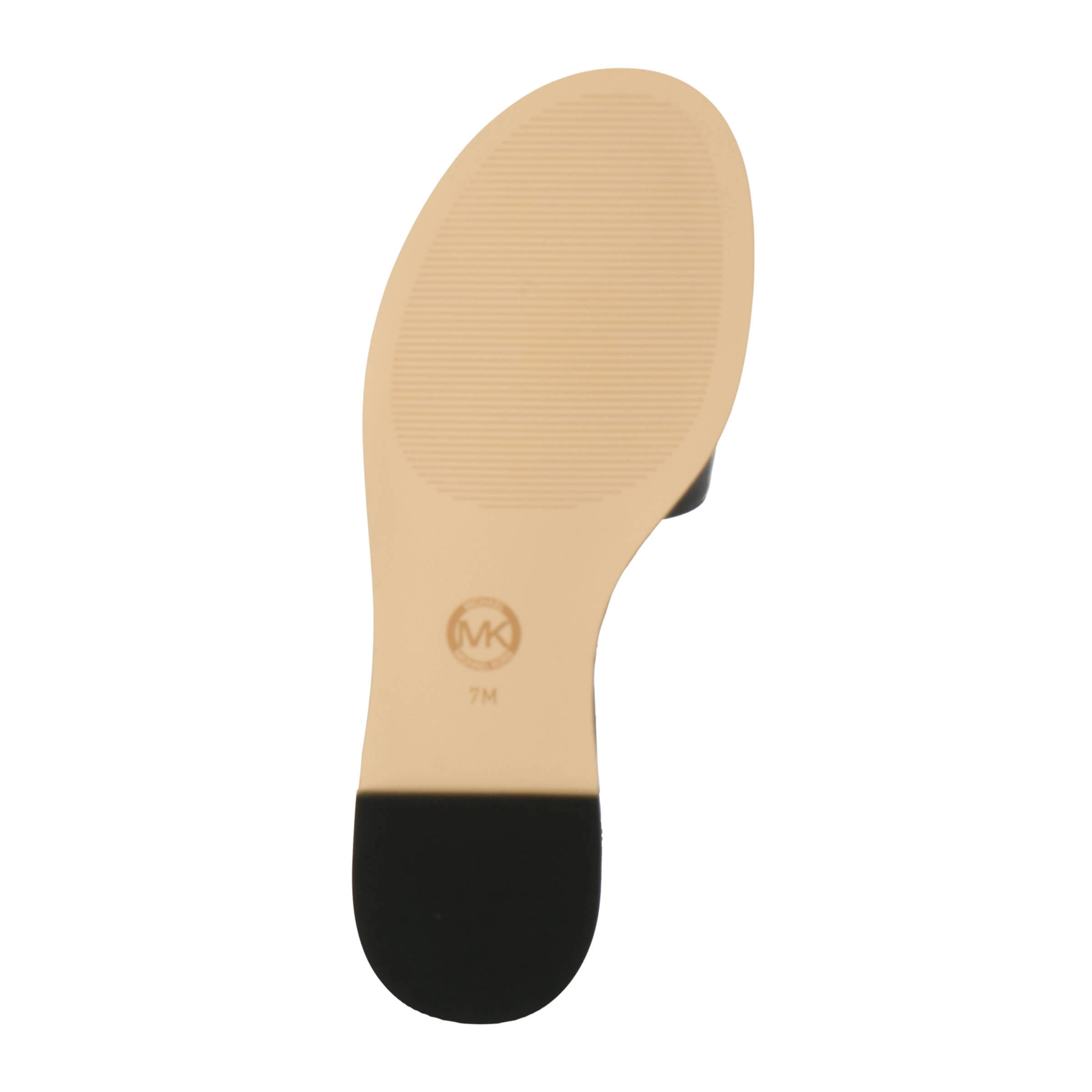 Michael Kors Rina Slide leren slippers zwart | wehkamp