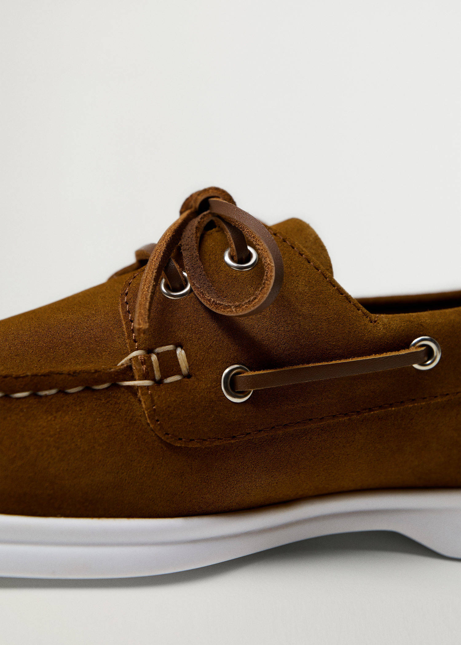 Mango Man suède bootschoenen bruin | wehkamp