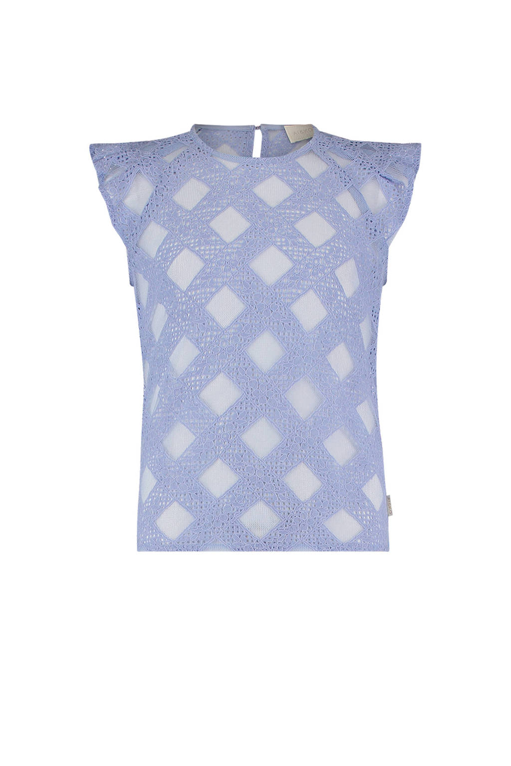 AI&KO top Giva lila/wit, Lila/wit
