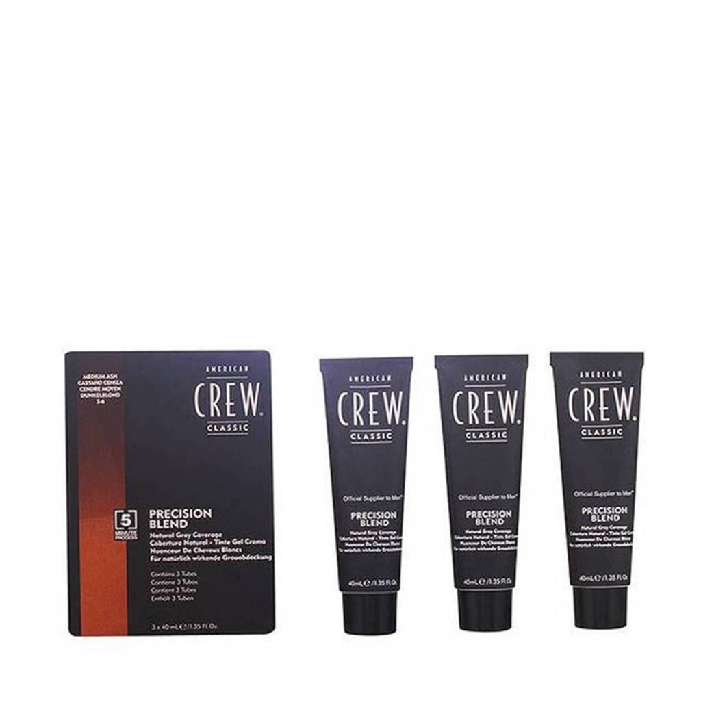 American Crew Precision Blend Medium Ash haarkleuring - 40 ml, Bruin