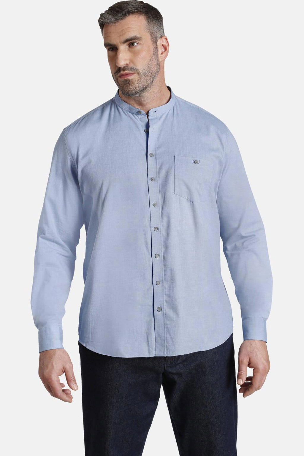 Charles Colby trui EARL HICKS Plus Size gebroken wit