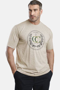 Charles Colby T-shirt EARL CRAIG Plus Size beige