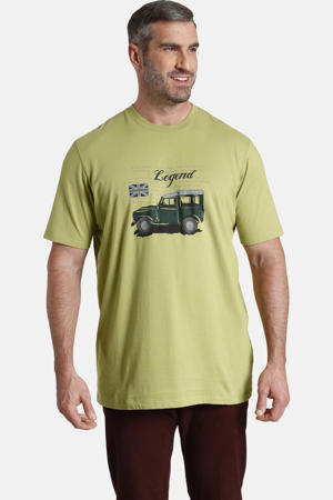 T-shirt EARL TRAVIS Plus Size groen