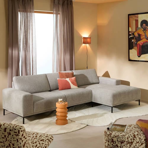 NOUS Living hoekbank rechts Espen - Lichtgrijs