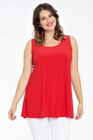 singlet van travelstof DOLCE rood