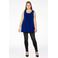 YOEK singlet van travelstof DOLCE blauw