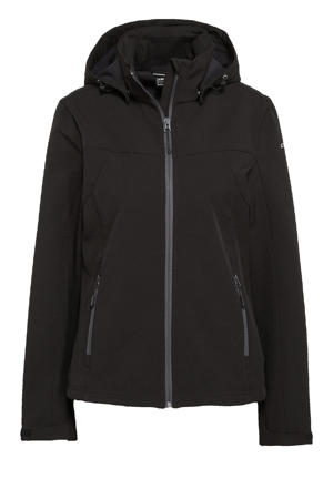 outdoor jas Brenham  zwart