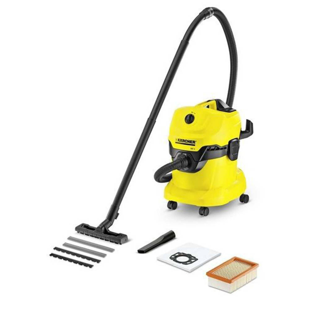 Kärcher WD4 alleszuiger, Geel