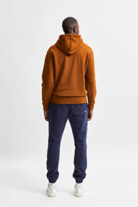 SELECTED HOMME sweater SLHJACKSON380 van biologisch katoen bruin