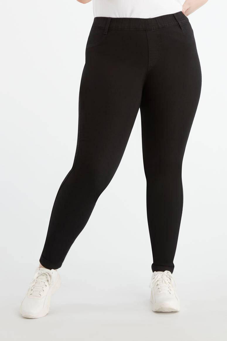 MS Mode skinny fit jegging zwart | wehkamp