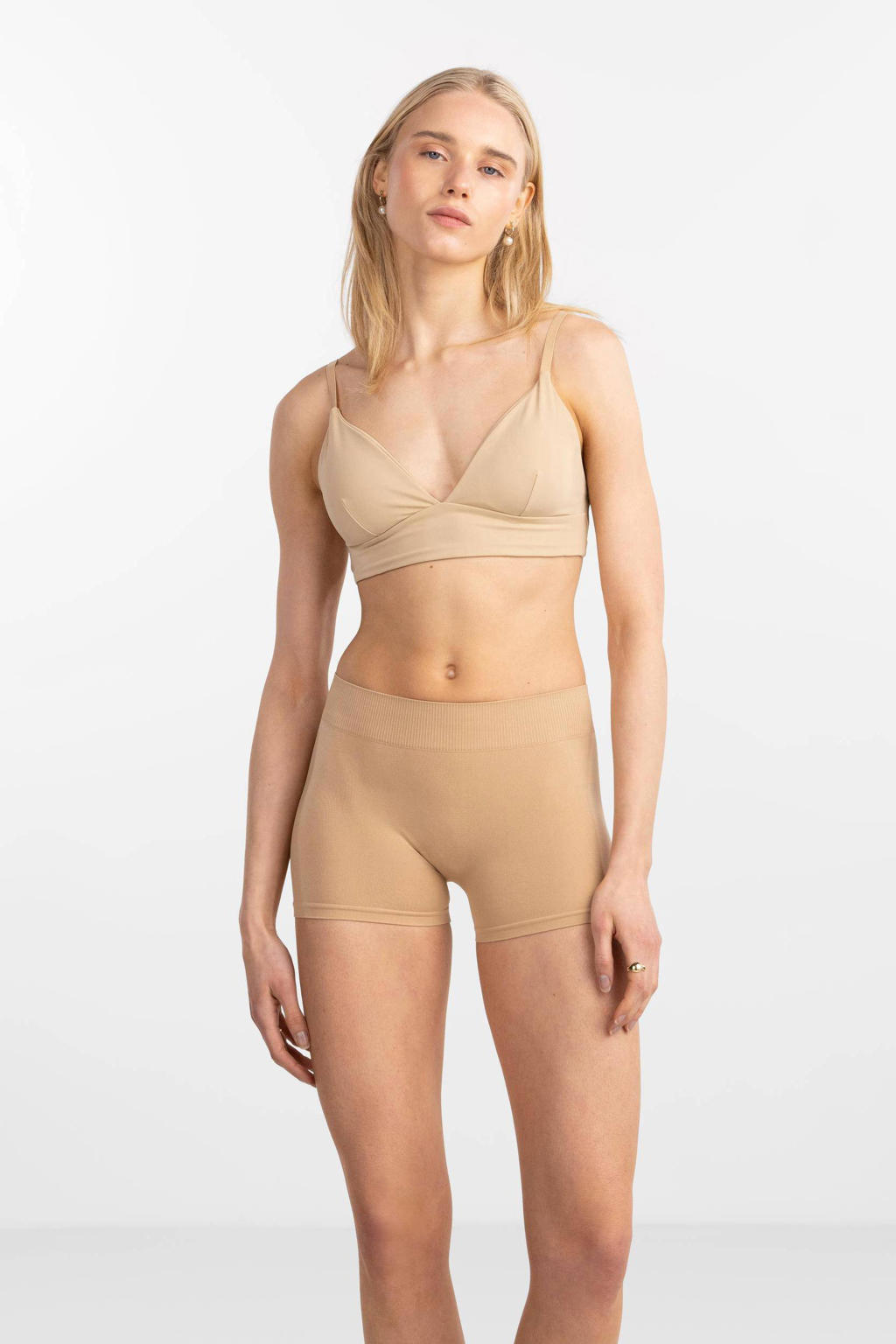 PIECES short PCLONDON beige