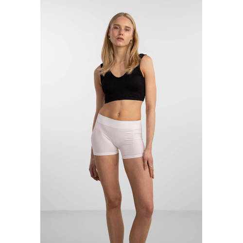 PIECES short PCLONDON wit afbeelding