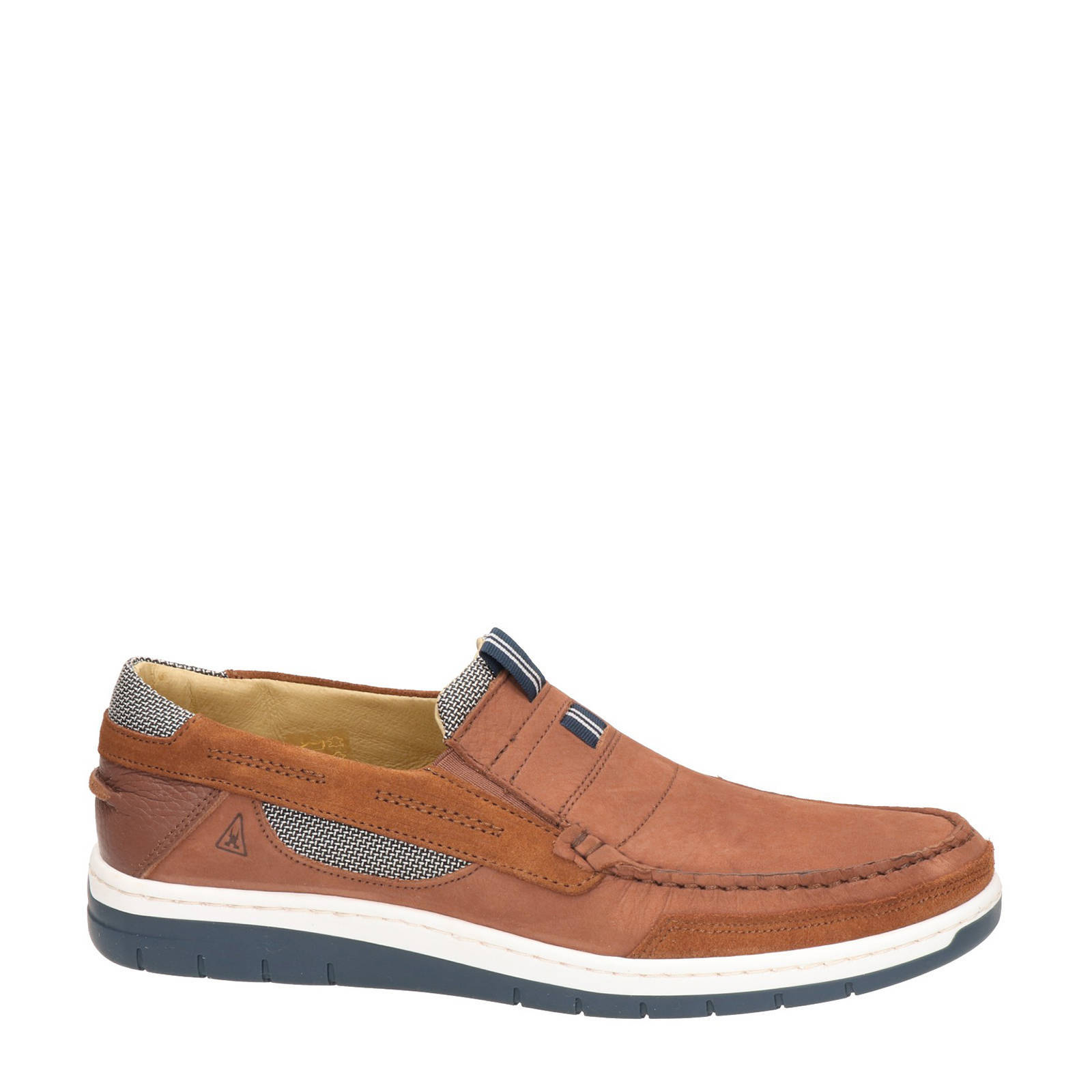Gaastra leren mocassins cognac | wehkamp