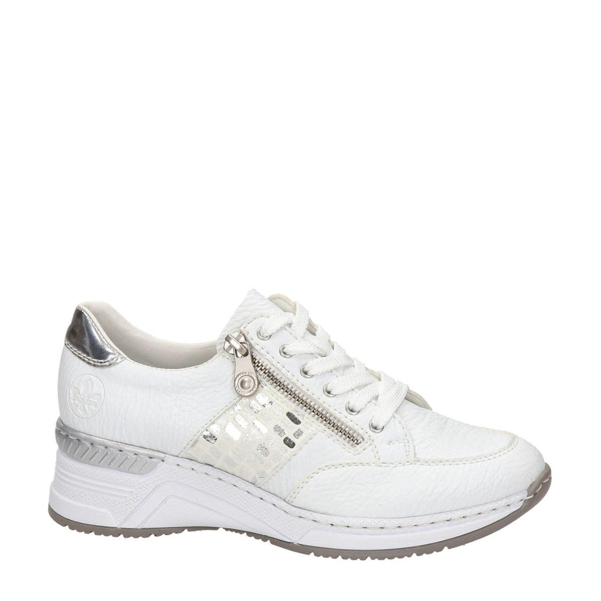 Rieker comfort wedge sneakers wit wehkamp