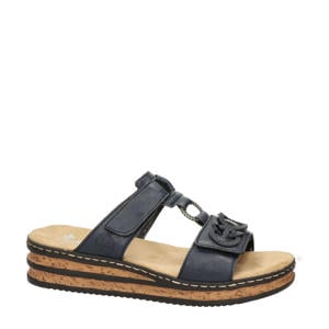 slippers donkerblauw
