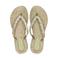 Ilse Jacobsen Cheerful teenslippers met sierstenen goud