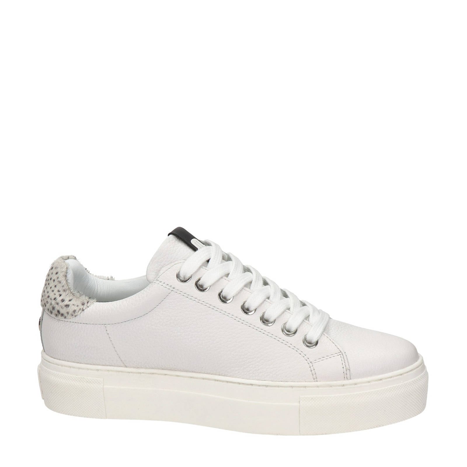Maruti Ted leren plateau sneakers wit | wehkamp