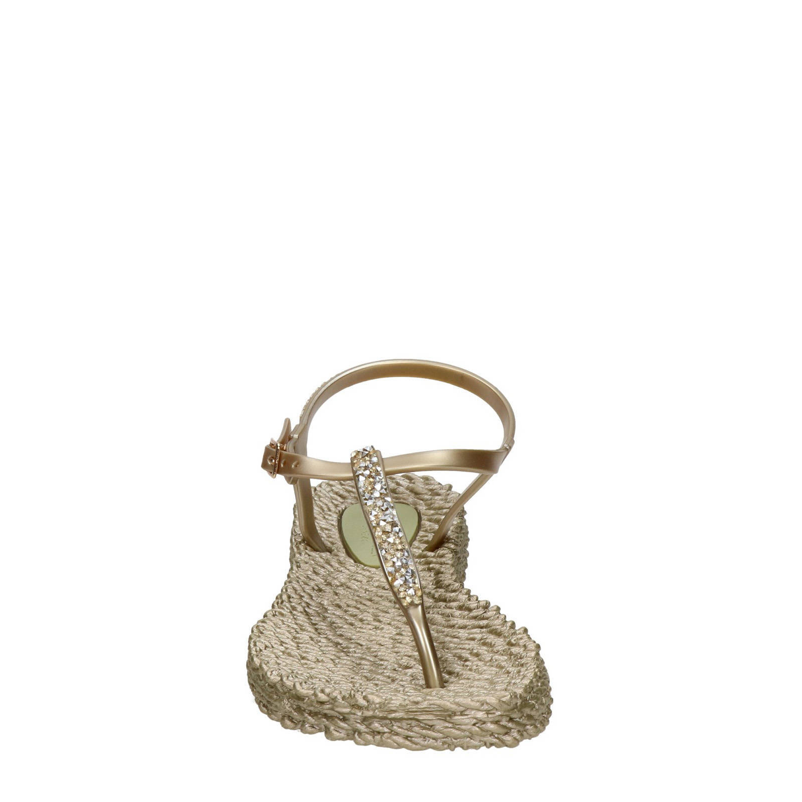 Ilse Jacobsen Cheerful 10G sandalen met sierstenen goud | wehkamp