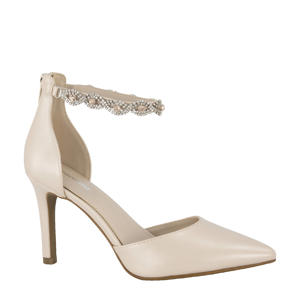   pumps met enkelbandje beige