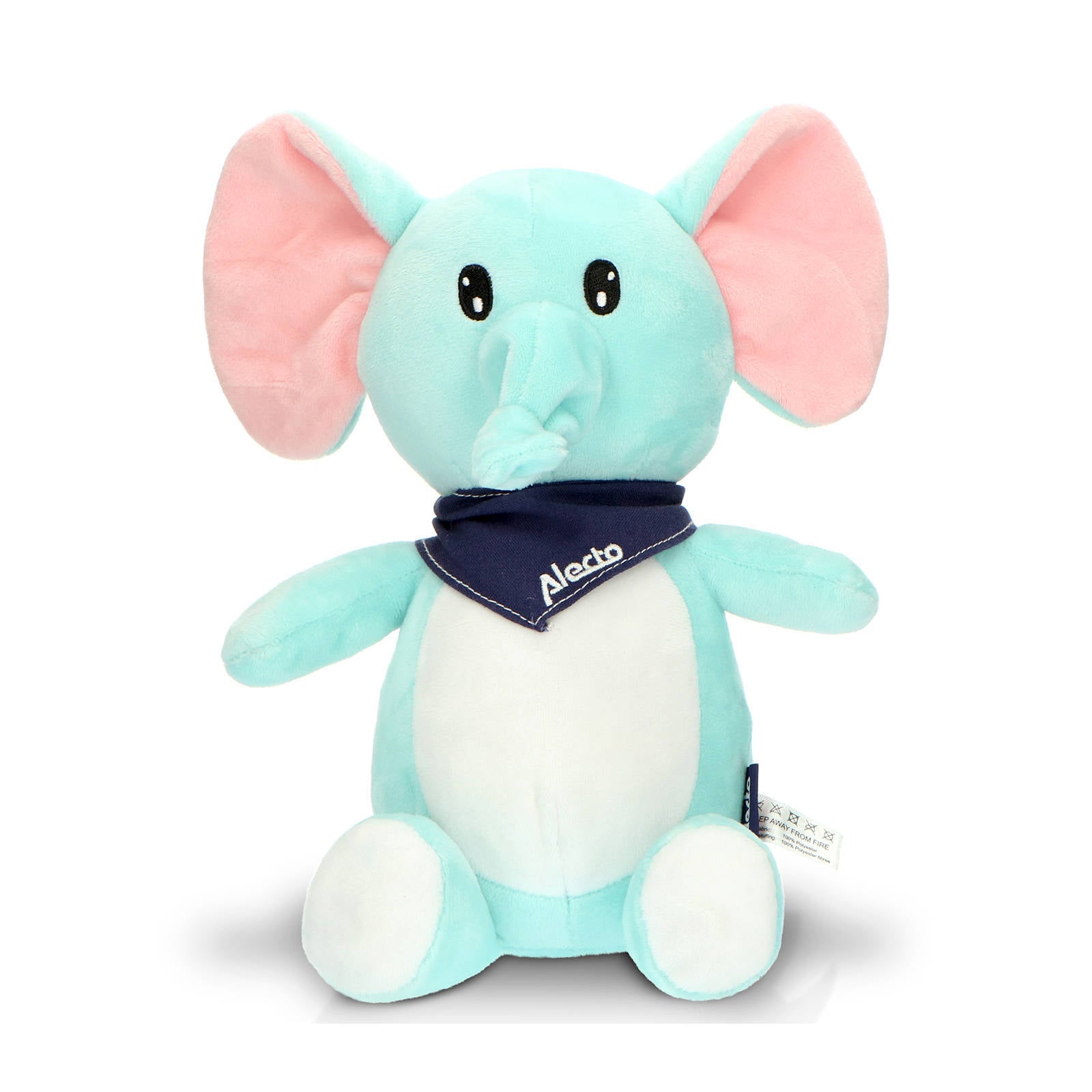 Alecto BC350 knuffel Olifant met rustgevende geluiden en nachtlampje interactieve knuffel online kopen