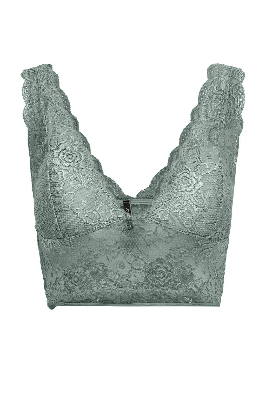 ONLY kanten bralette Chloe olijfgroen, Olijfgroen