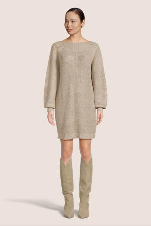 gebreide jurk JDYWHITNEY beige