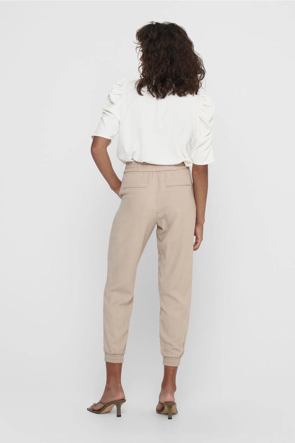 ONLY tapered fit sweatpants ONLKELDA-EMERY beige