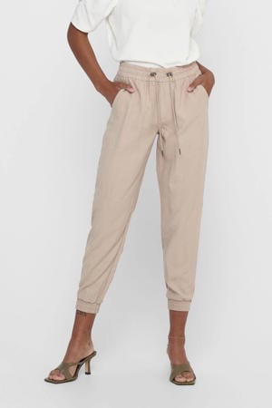 tapered fit sweatpants ONLKELDA-EMERY beige