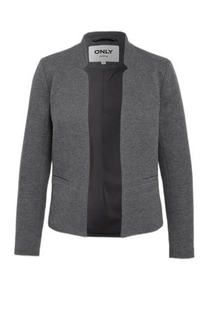 blazer ONLADDY met textuur grijs