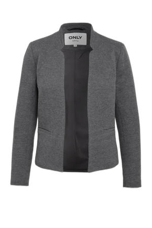 blazer ONLADDY met textuur grijs