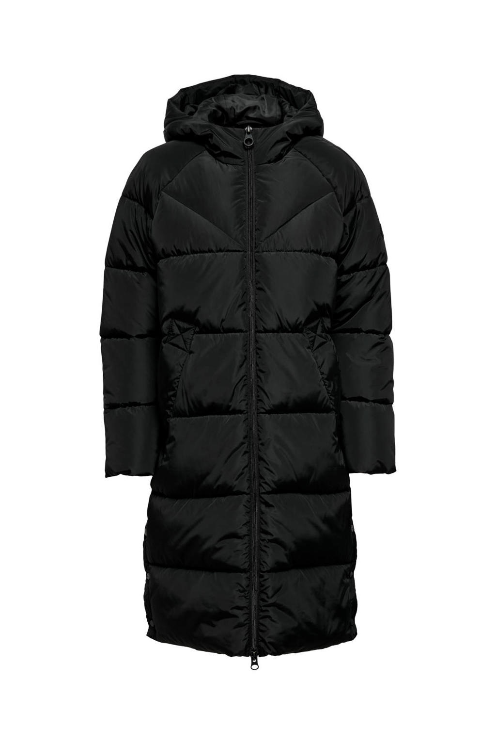 ONLY CARMAKOMA Dames Cartahia Lw gewatteerde jas OTW, zwart, maat M