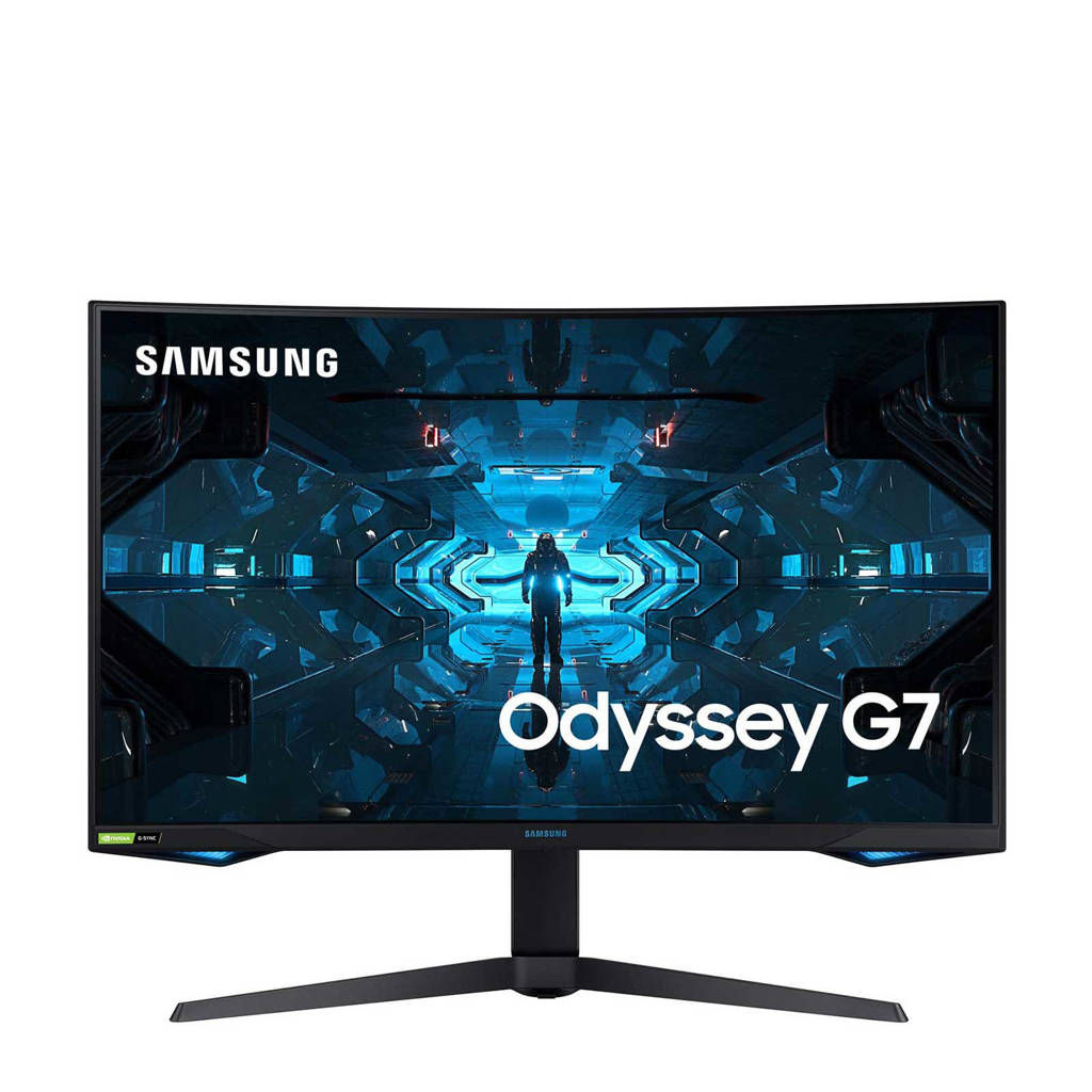 Samsung Curved Gaming Monitor G75T LC32G75TQSRXEN (zwart)