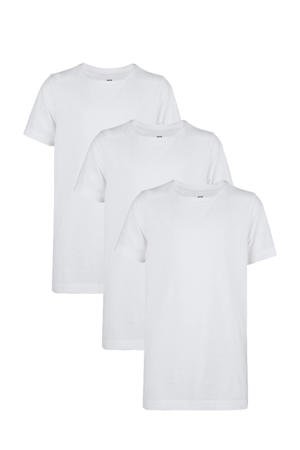T-shirt - set van 3 wit