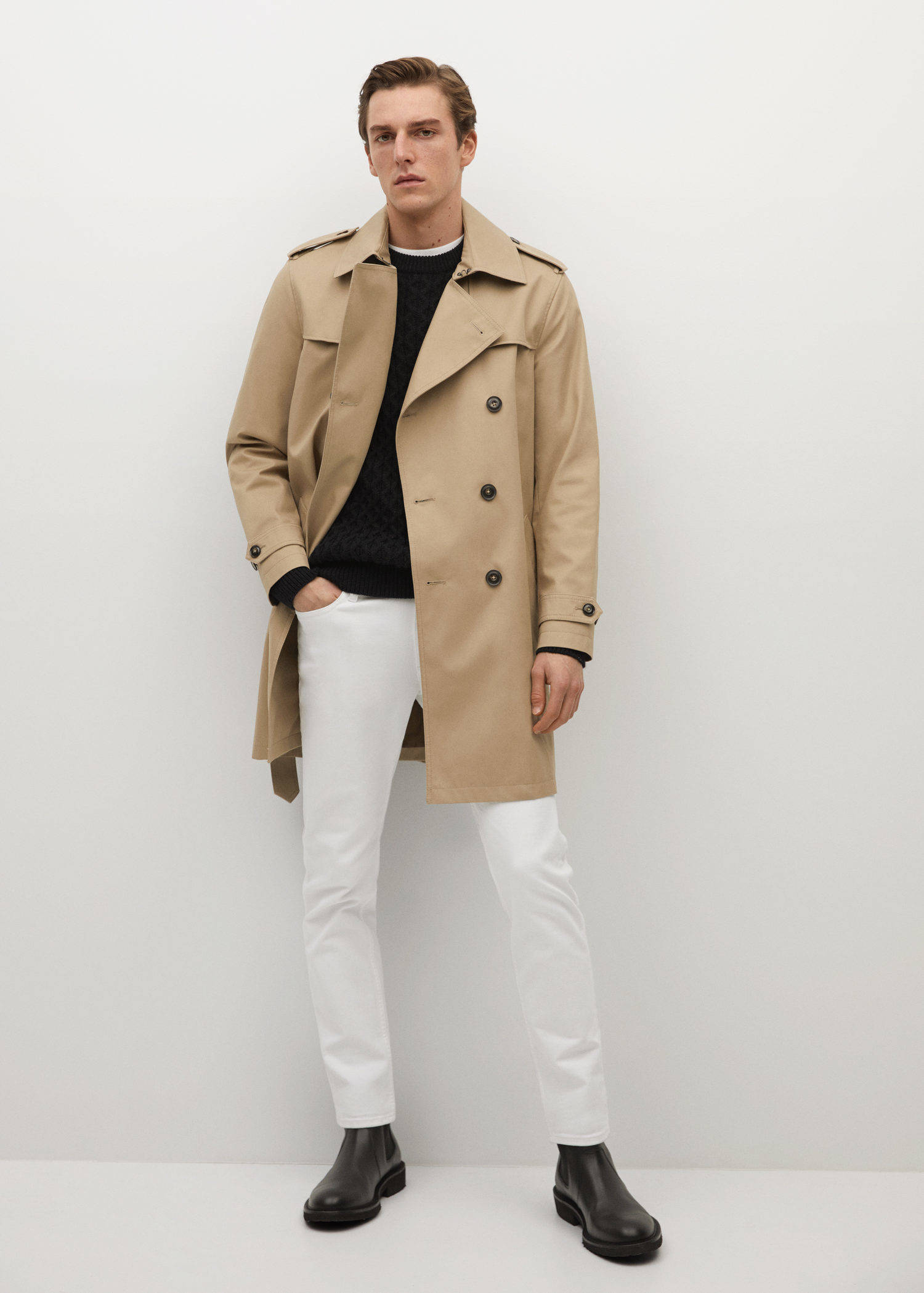 trenchcoat tussen bruin trenchcoat tussen bruin