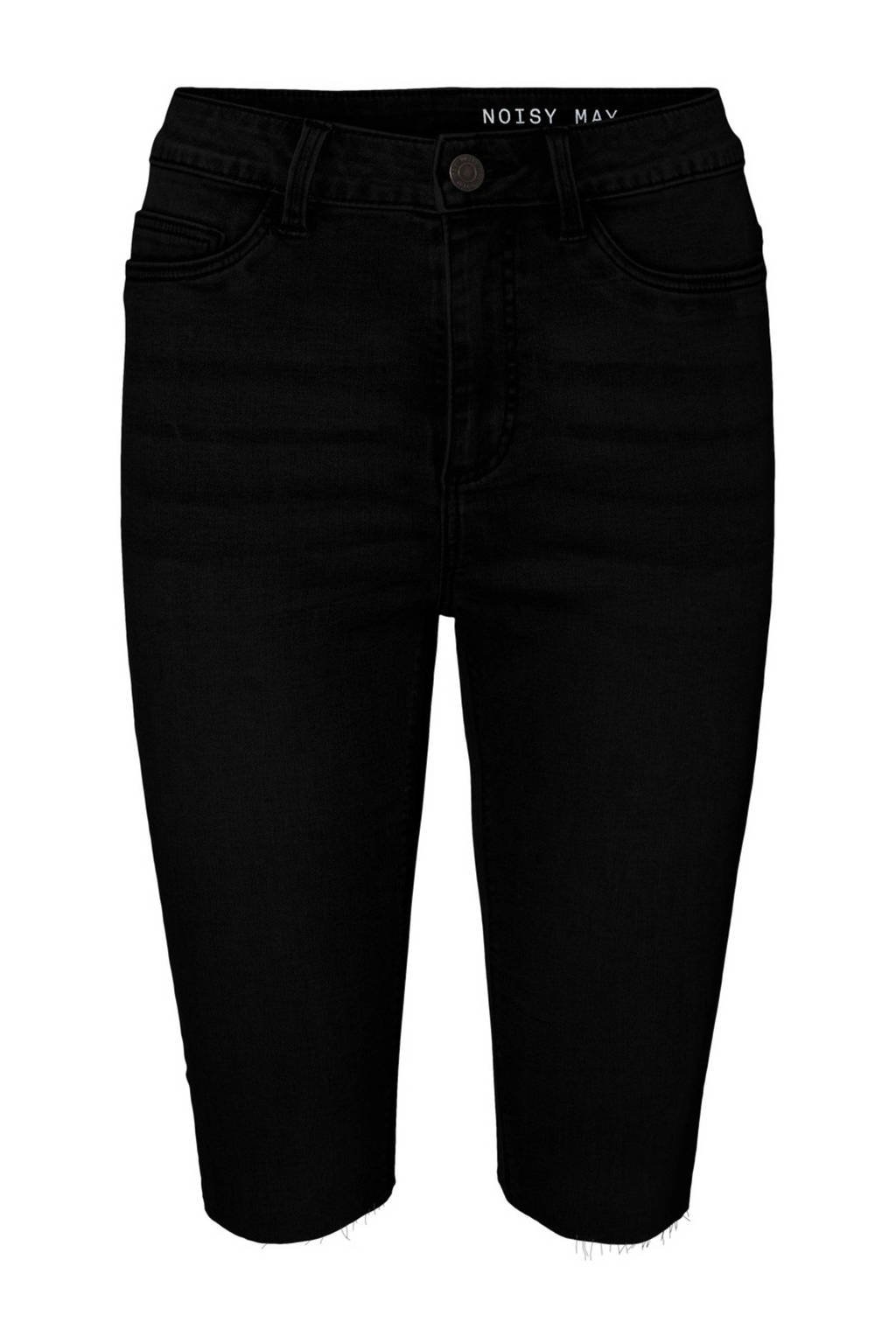 NOISY MAY high waist bermuda CALLIE zwart, Zwart