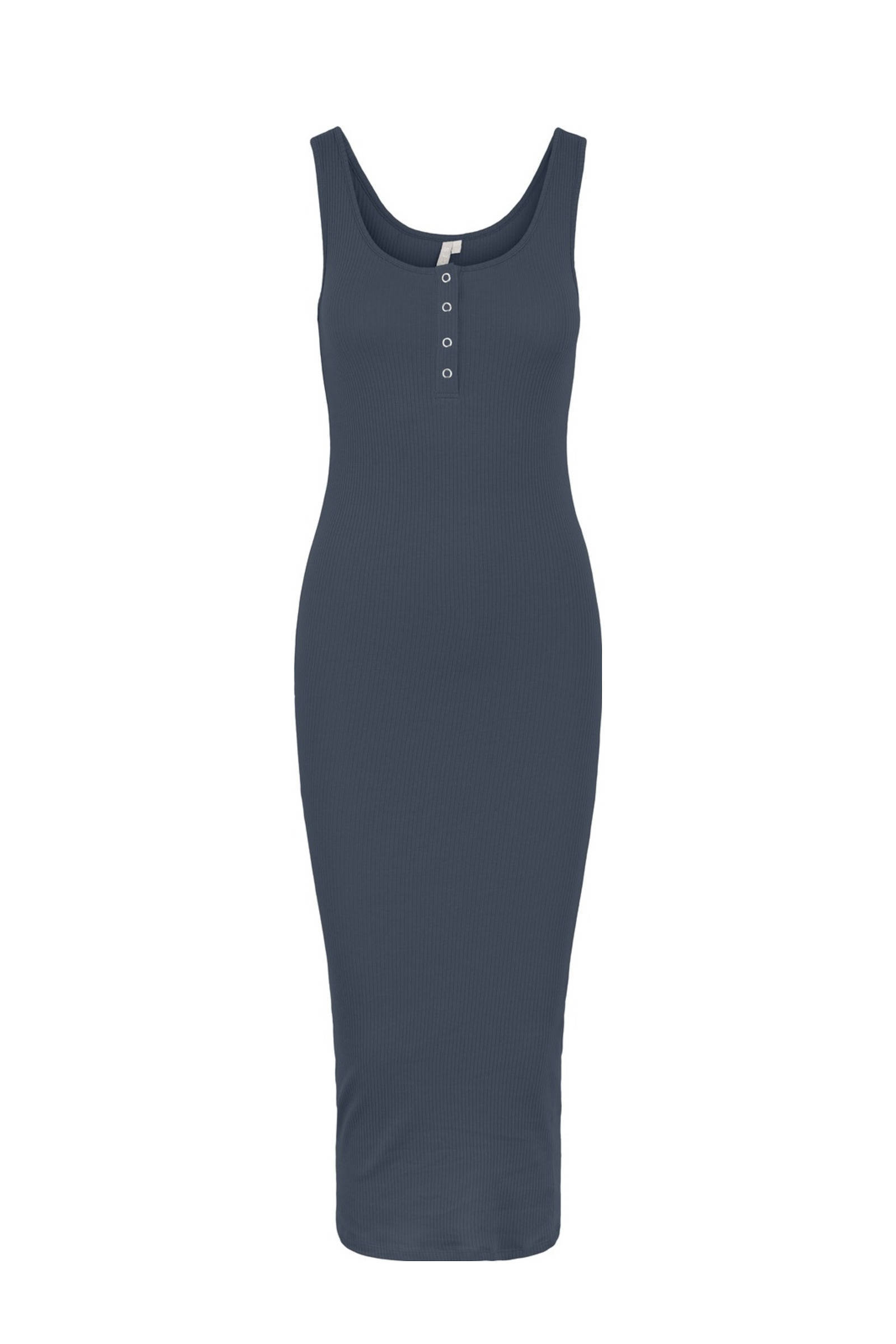 PIECES jurk met biologisch katoen blauw online kopen