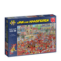 Jan van Haasteren La Tomatina  legpuzzel 1000 stukjes, Multi kleuren