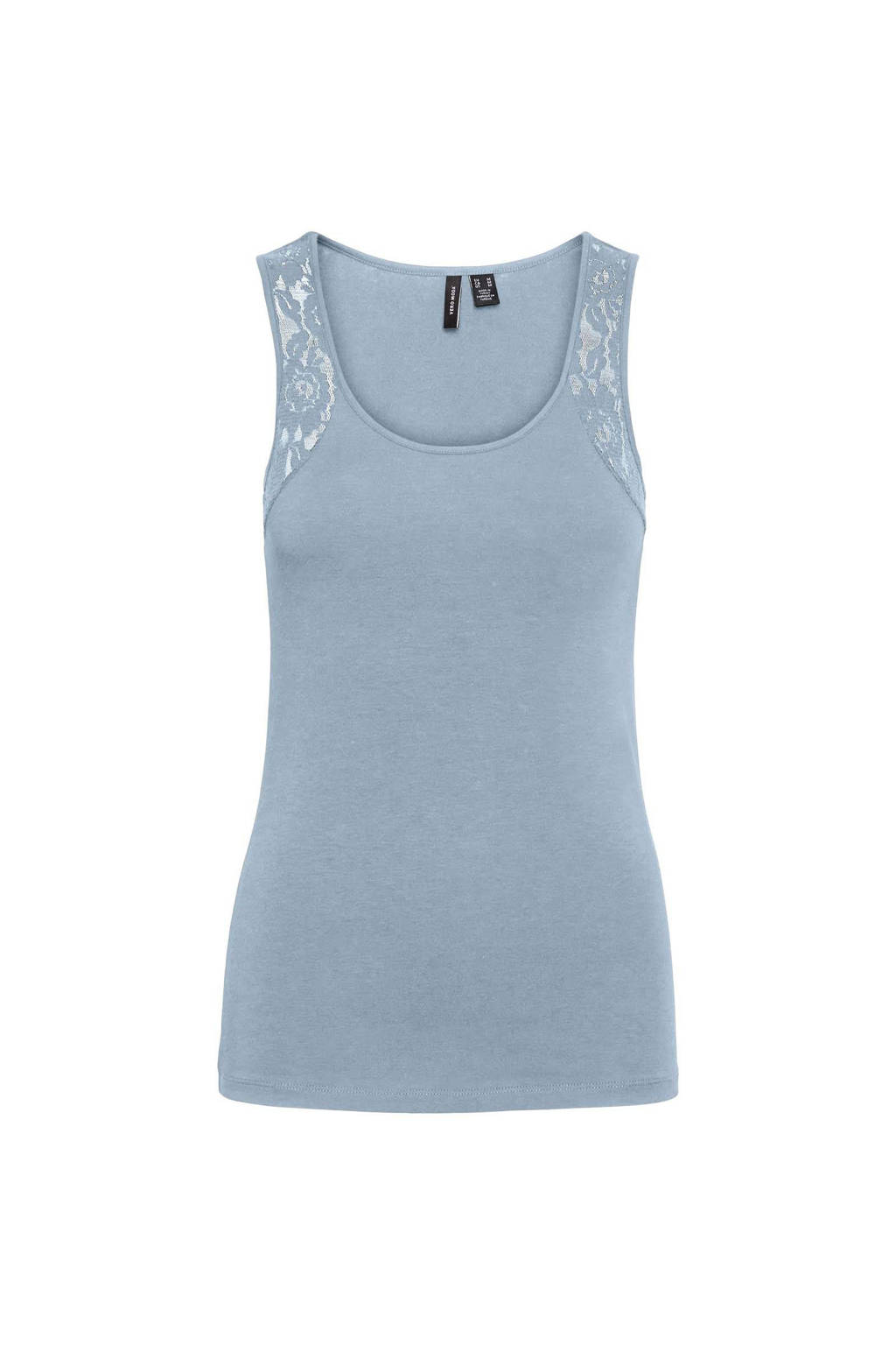 VERO MODA singlet VMMAXI met biologisch katoen blauw, Blauw