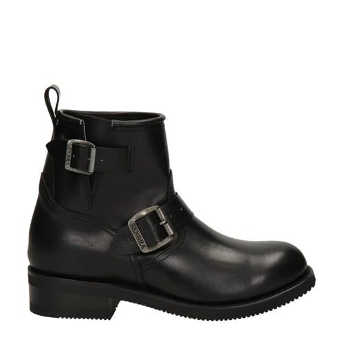Sendra 2976 Carol leren bikerboots zwart afbeelding