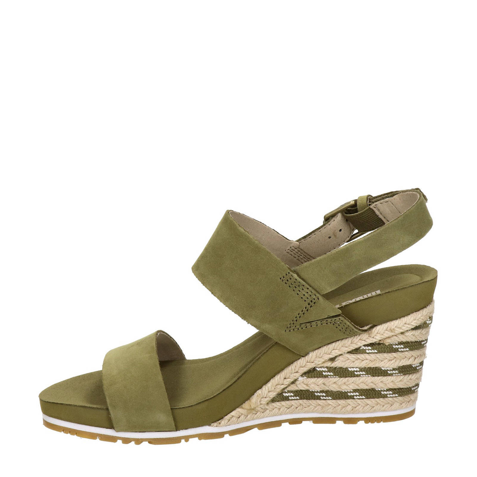 Timberland Capri Sunset nubuck sleehakken groen | wehkamp