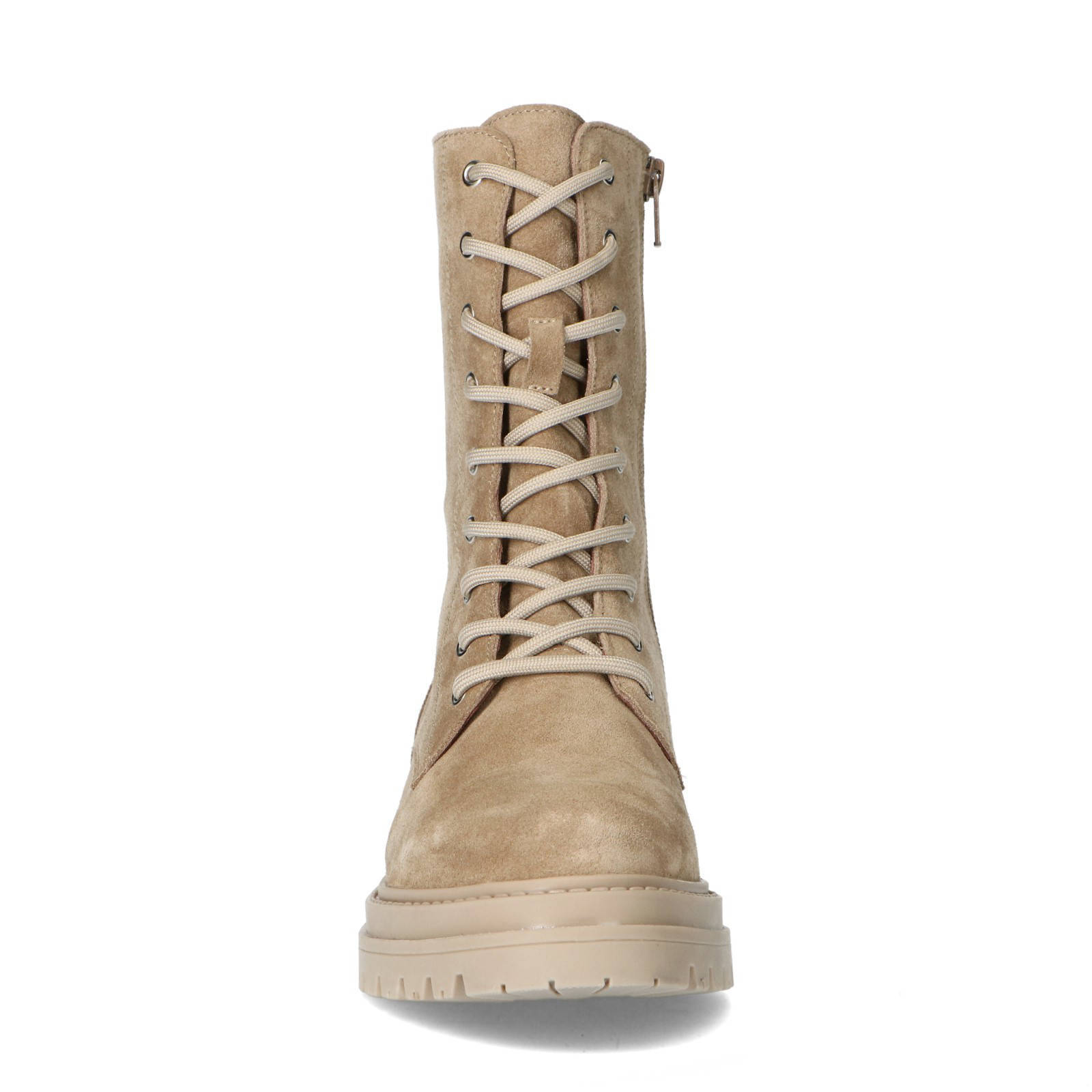 Manfield suède veterboots camel | wehkamp