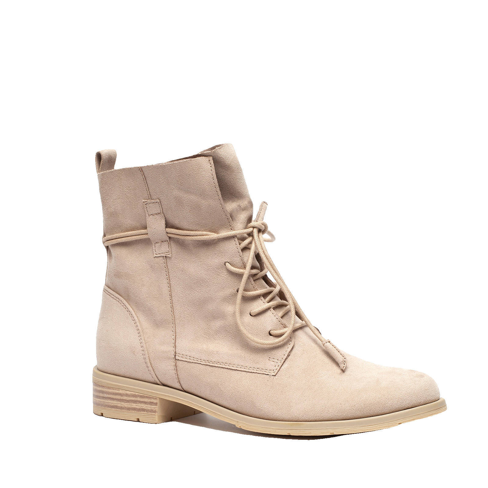 NUBIKK® FAE AUBINE | Beige Biker Boots | Officiële webshop