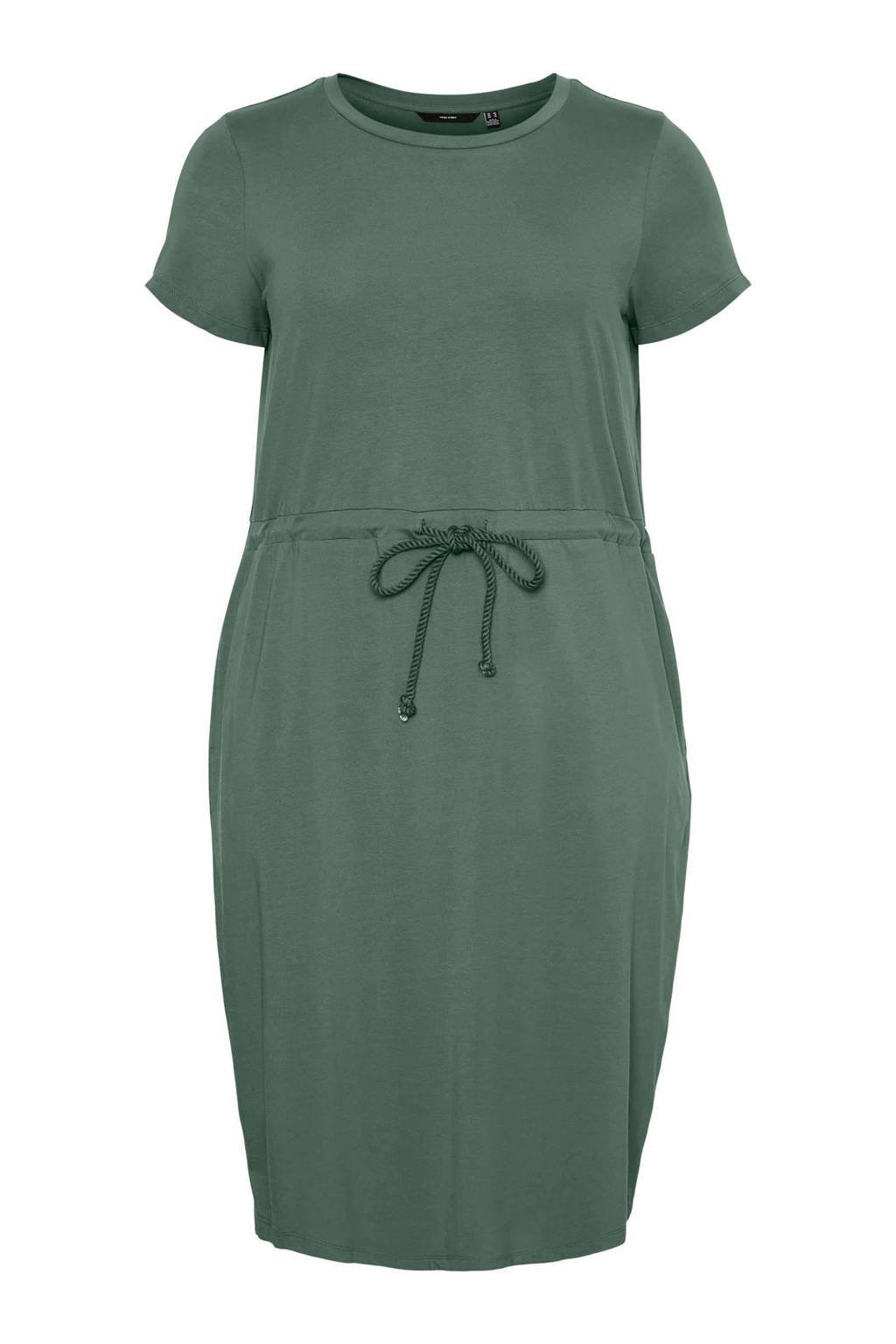 VERO MODA CURVE jurk VMCOT groen, Groen