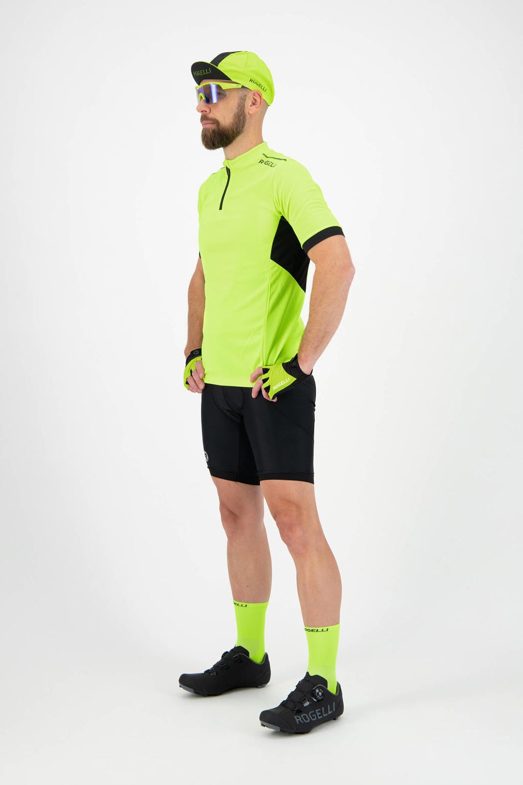 Rogelli fietsbroek Basic zwart