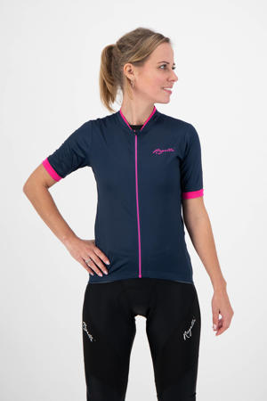 fietsshirt Essential blauw/roze
