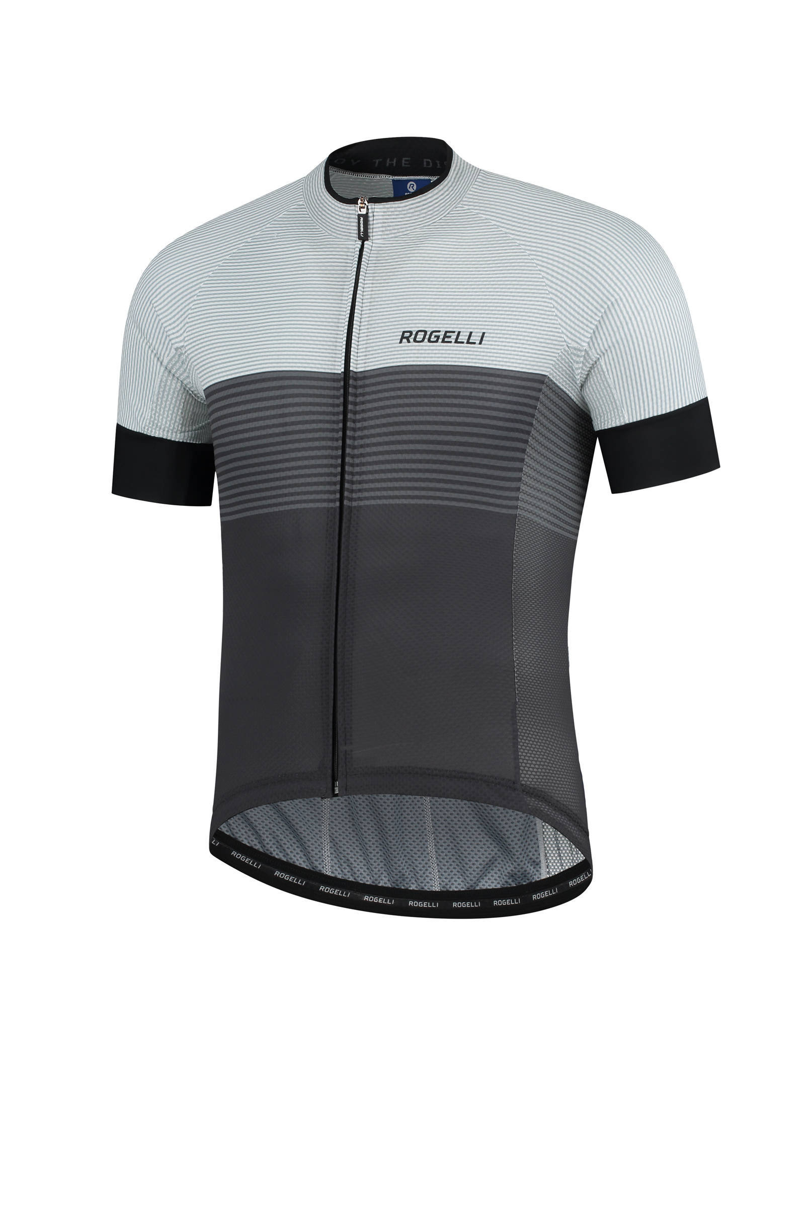 Rogelli fietsshirt Boost zwart/donkergrijs/wit online kopen